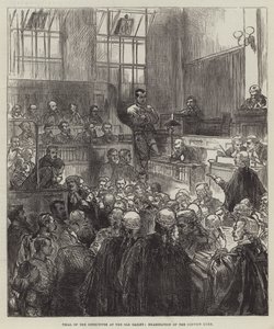 Juicio de los detectives en el Old Bailey, examen del convicto Kurr de Sir John Charles Robinson